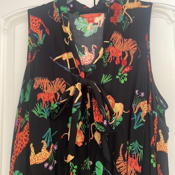 Modcloth Jungle Print Romper - Picture 3 of 4